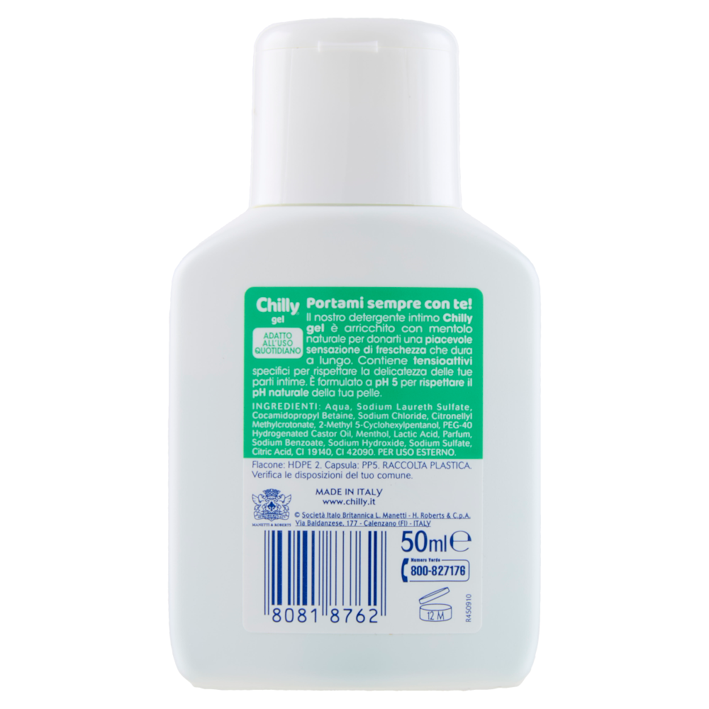 Chilly gel Detergente Intimo 50 ml