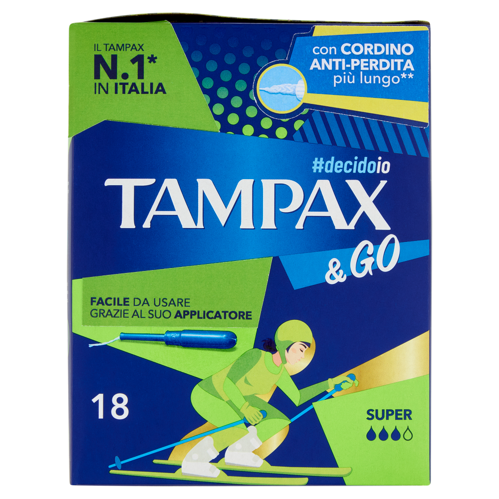 Tampax & Go Super 18 pz