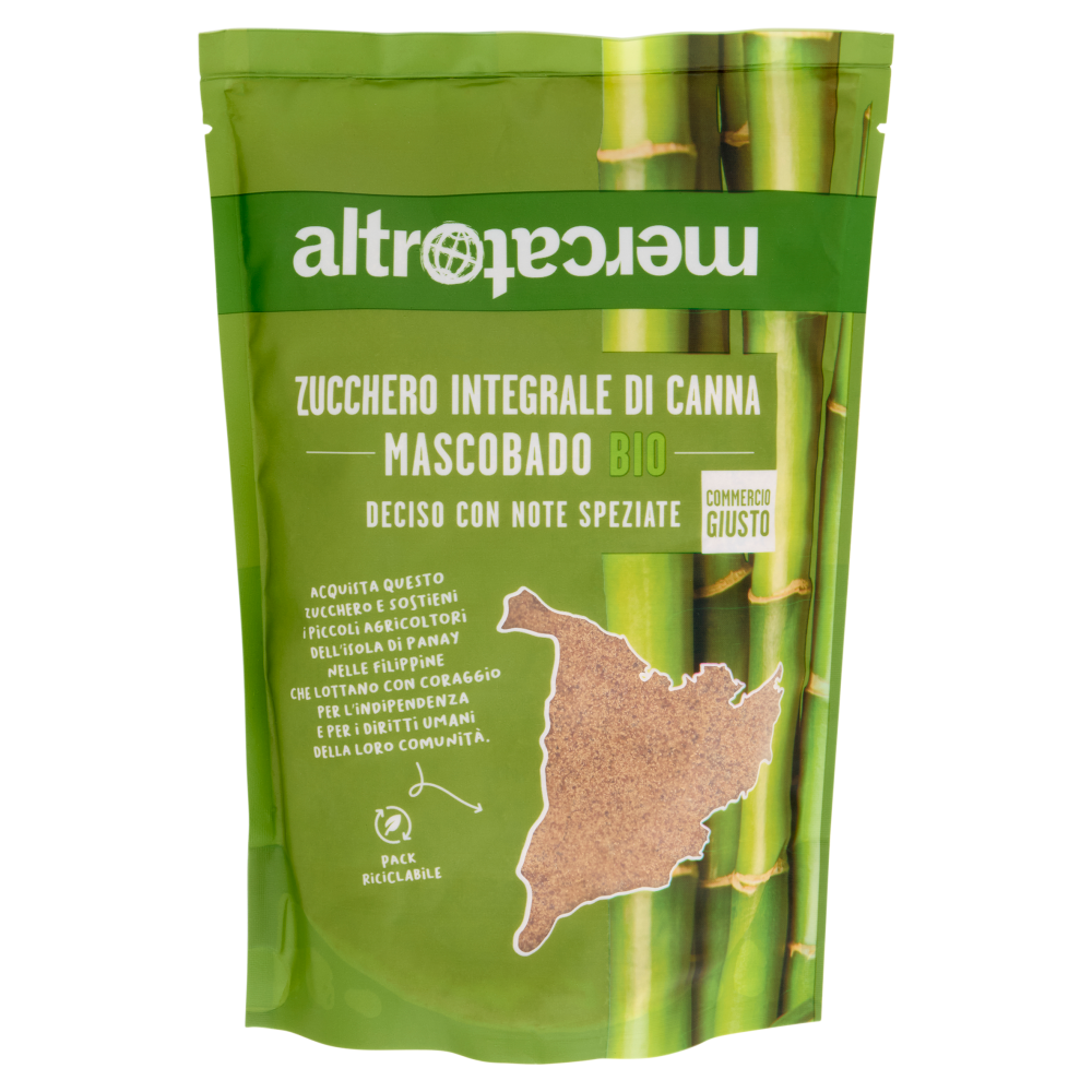 altromercato Zucchero Integrale di Canna Mascobado Bio 500 g