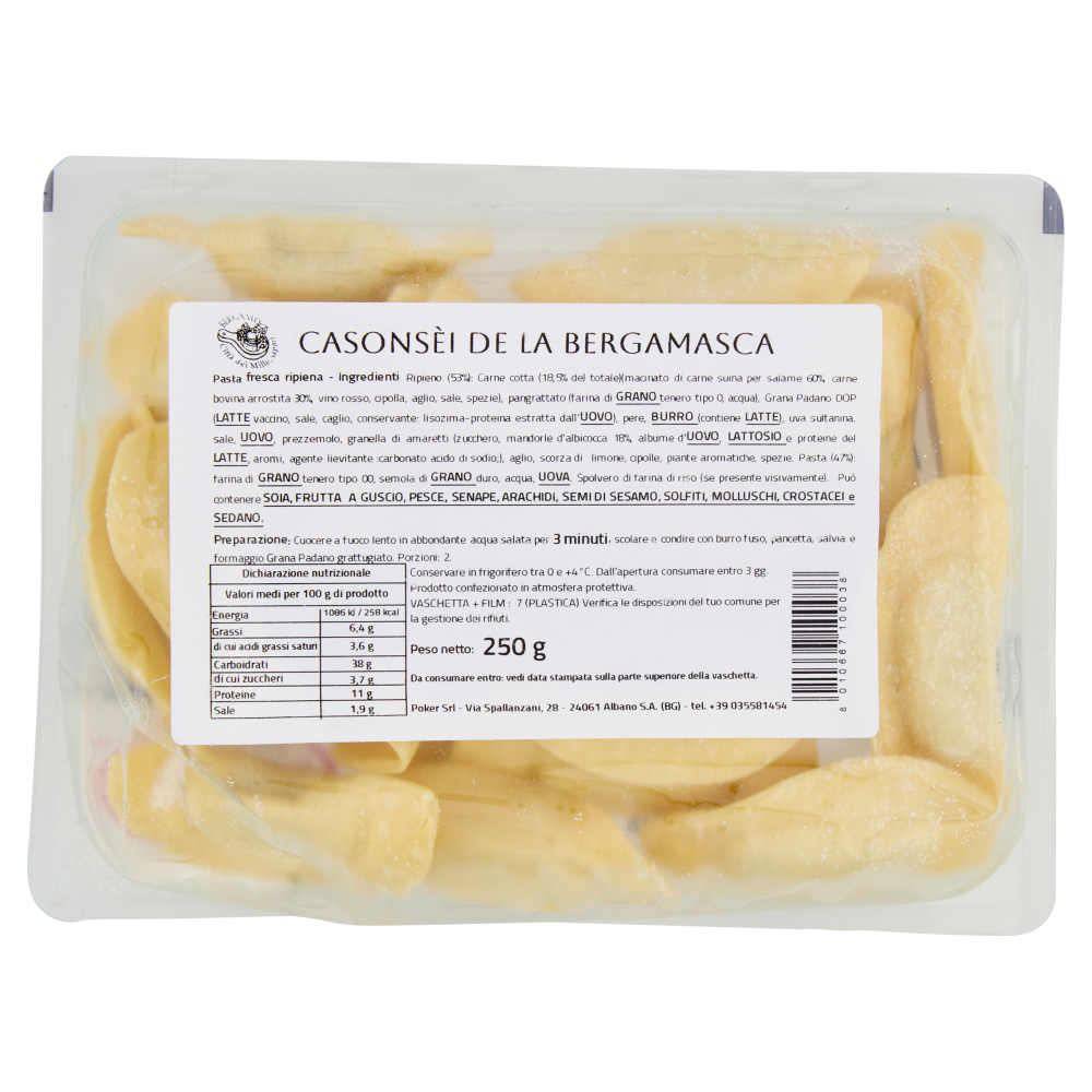 Poker Casons&egrave;i de la Bergamasca 250 g