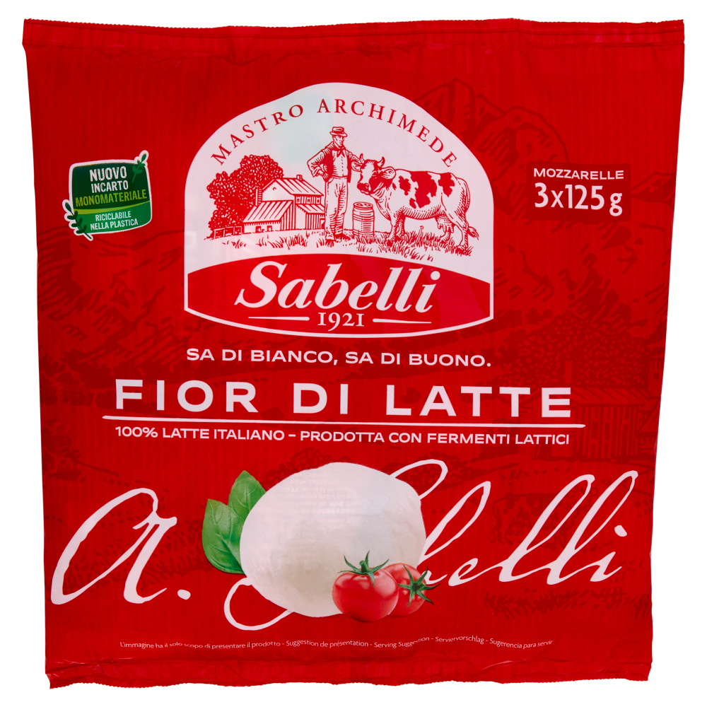 Sabelli Fior di Latte Mozzarelle 3 x 125 g