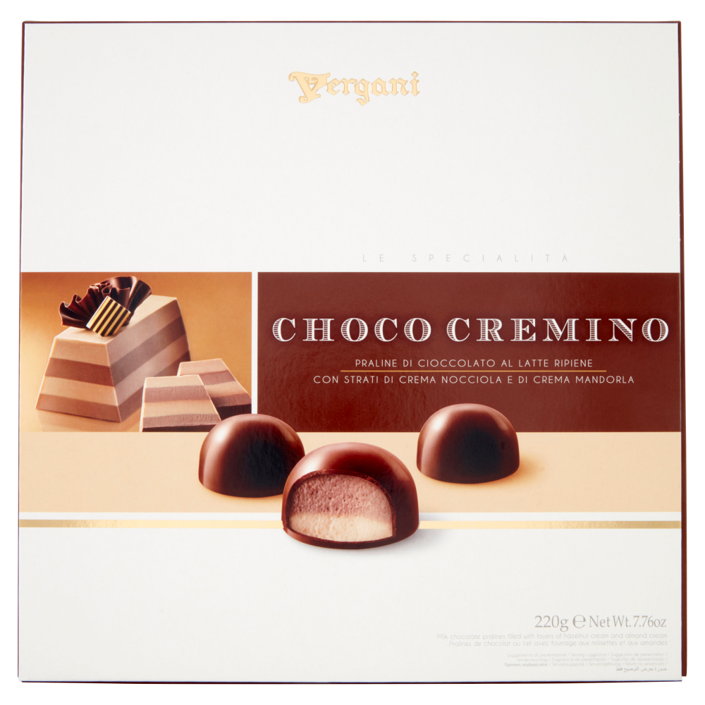 Vergani Le Specialità Choco Cremino 220 g