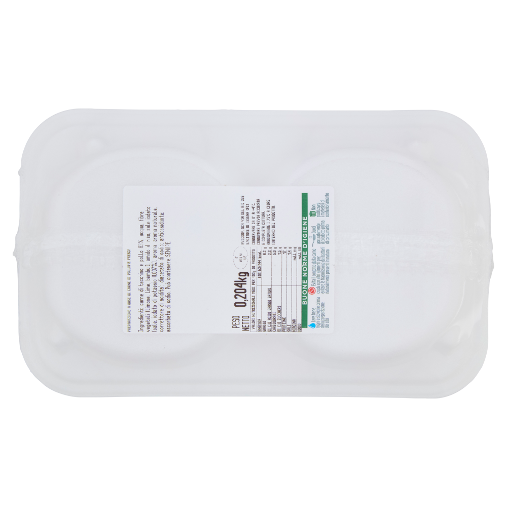 Amadori Hamburger Ricetta Classica 0,204 kg