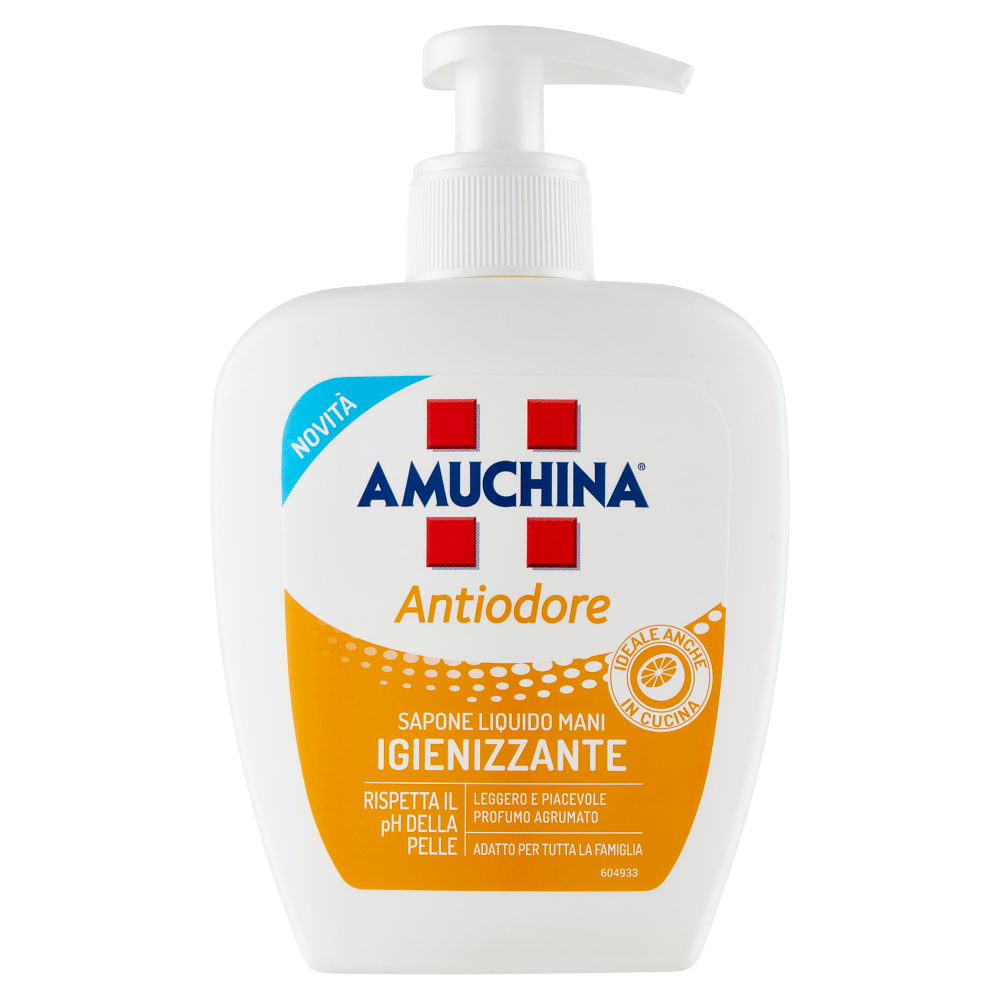 Amuchina Antiodore Sapone Liquido Mani Igienizzante 250 ml