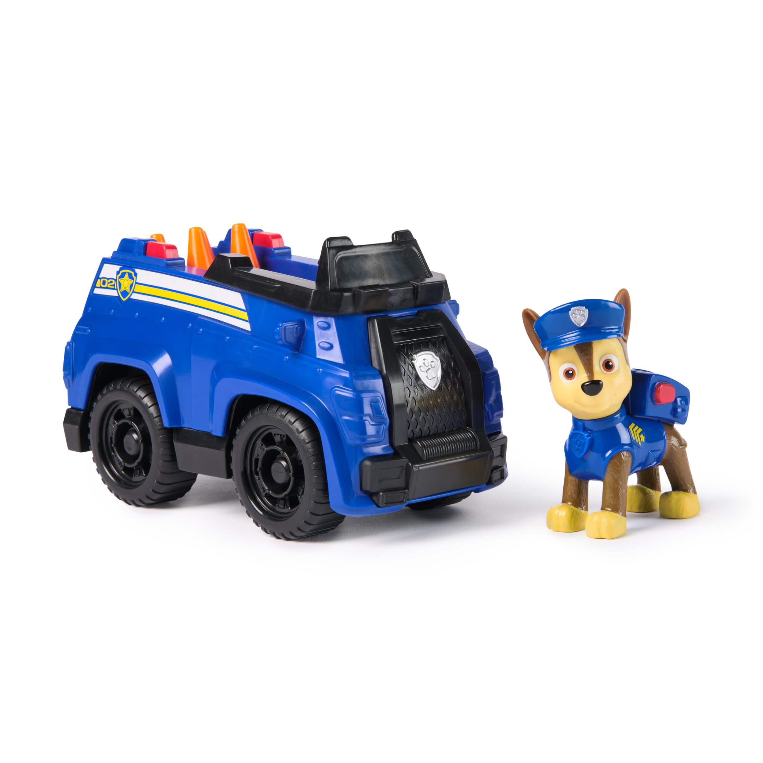 PAW Patrol , Veicolo Ruspa di Rubble, 1 Personaggio di Rubble Incluso, dai 3 Anni