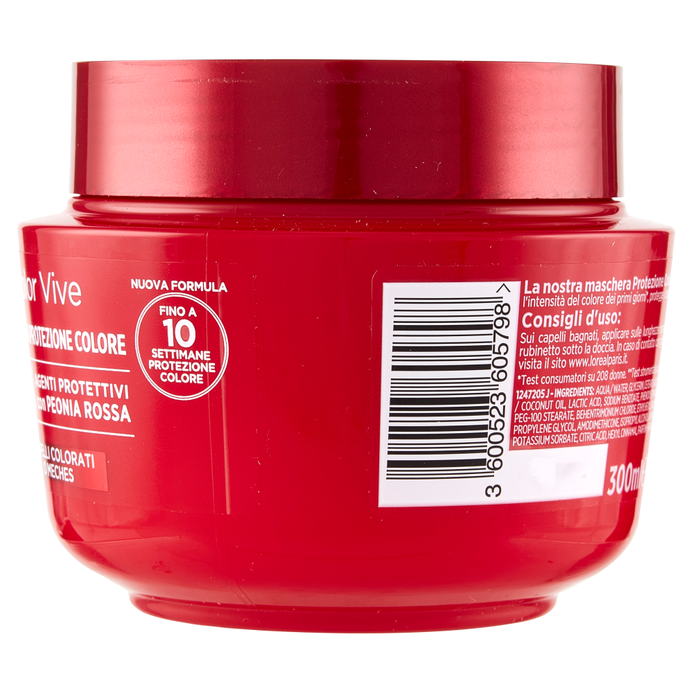 L'Oréal Paris Maschera Capelli Elvive Color Vive, Per Capelli Colorati o con Mèches, 300 ml