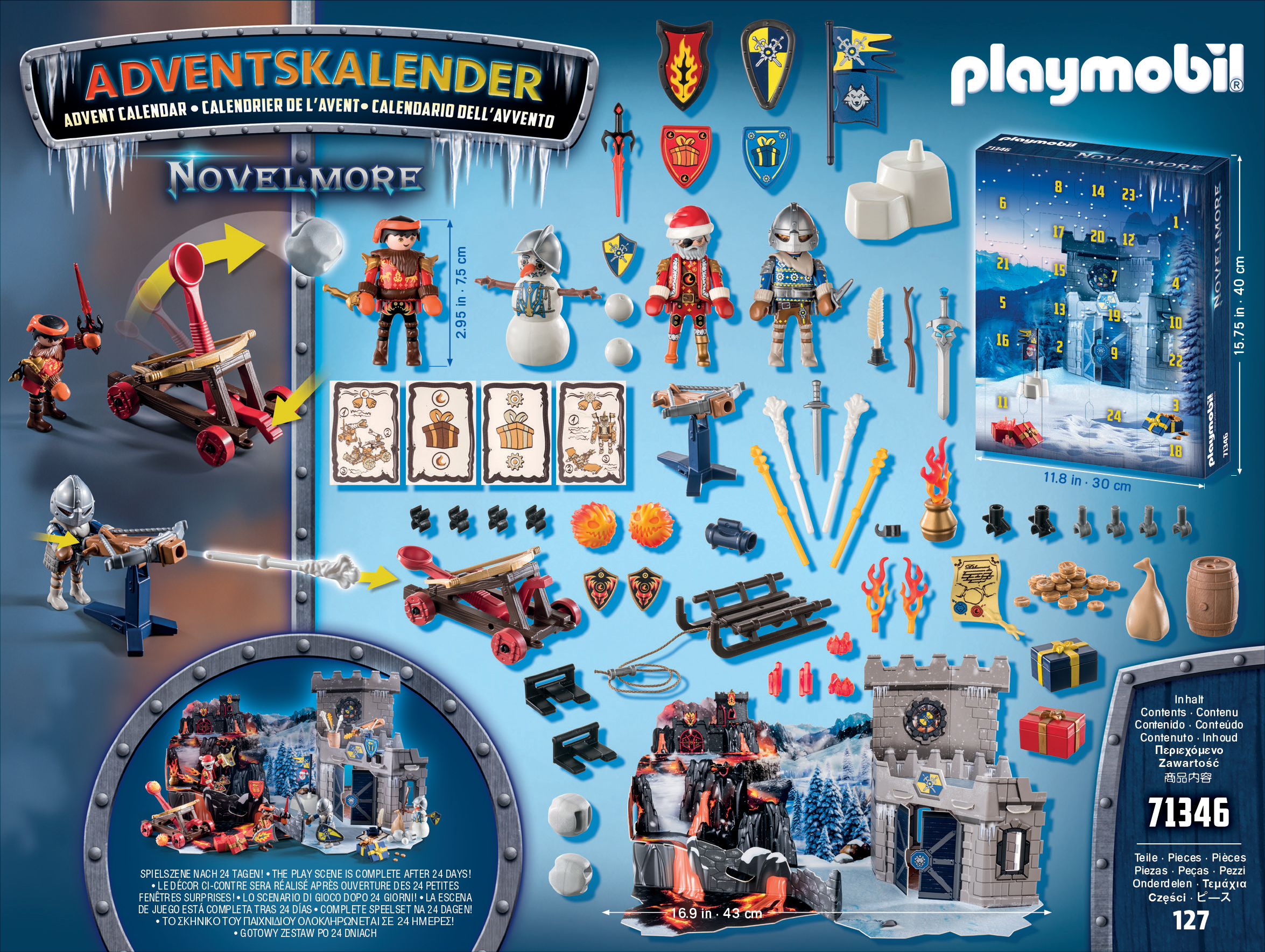 Playmobil Novelmore 71346 calendario dell'avvento