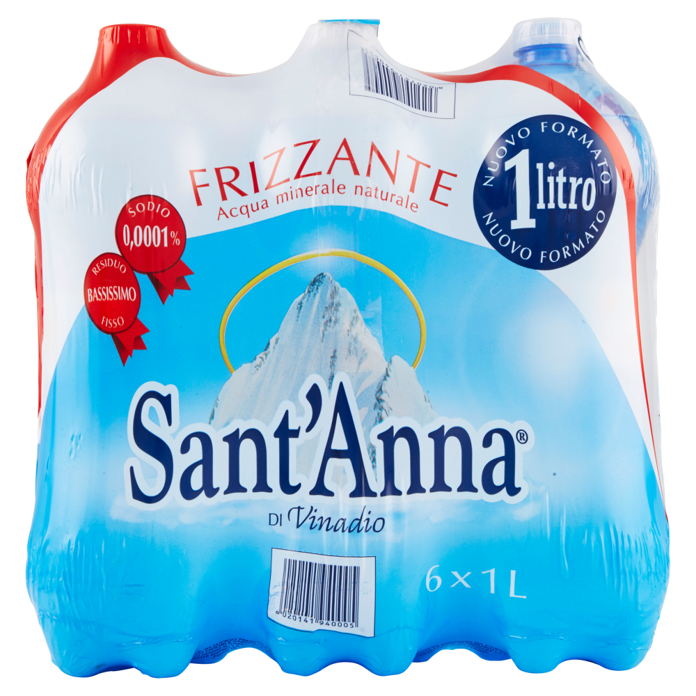 Sant'Anna Frizzante di Vinadio 6 x 1 L