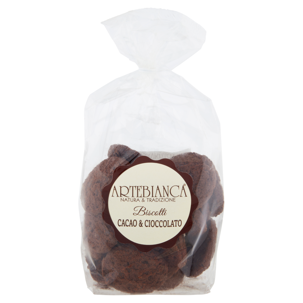 Artebianca Biscotti Cacao & Cioccolato 300 g