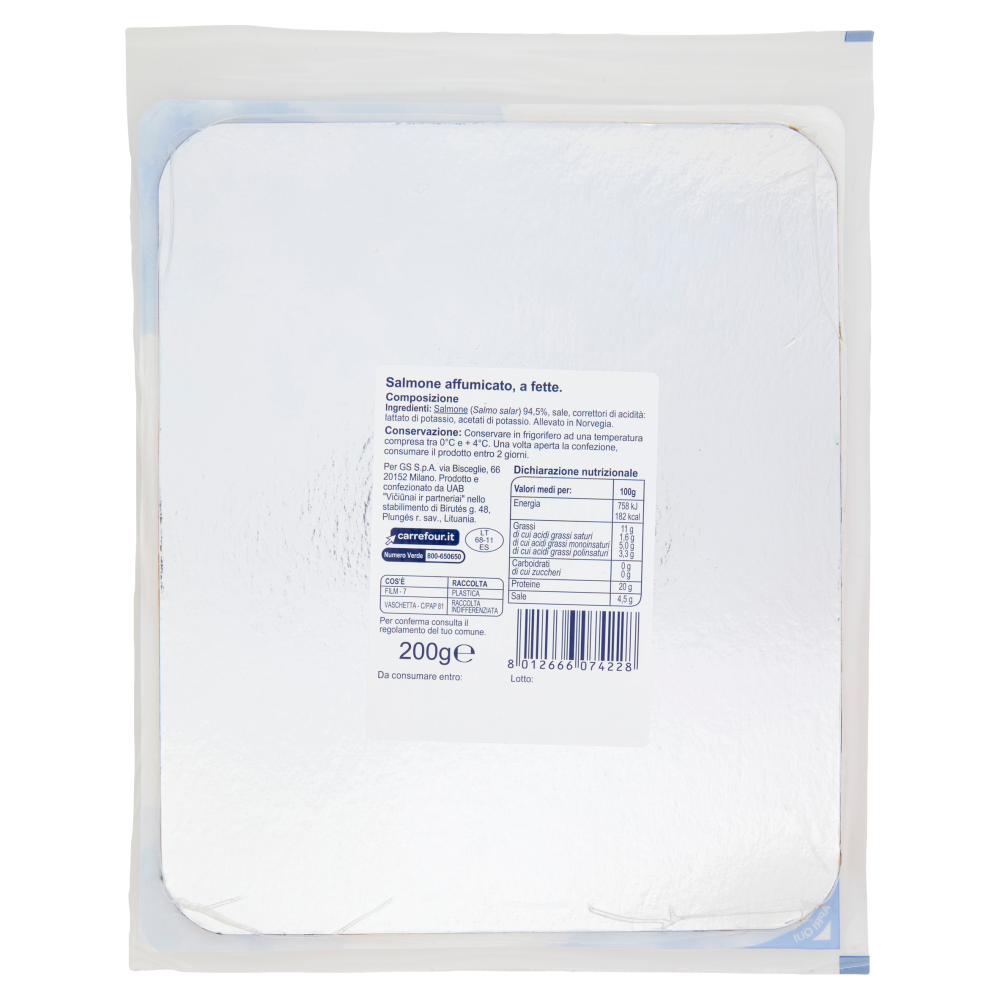 Simpl Salmone Norvegese affumicato 200 g