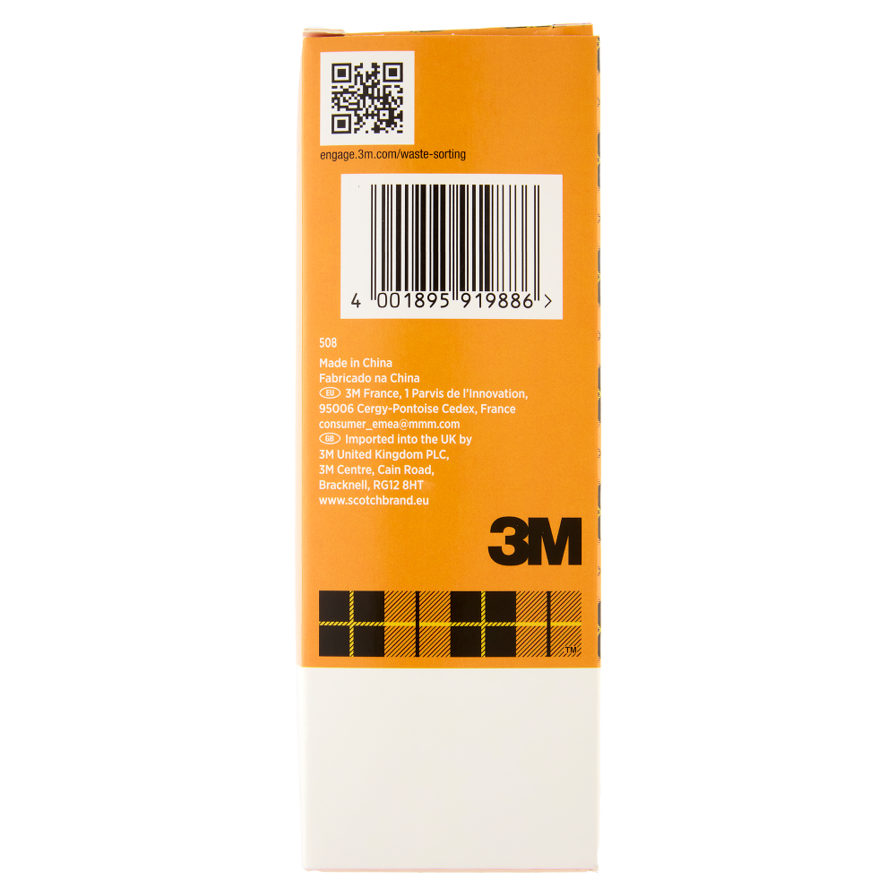 Scotch® Torre nastri adesivi trasparenti 508 15mm x33m 10 pz