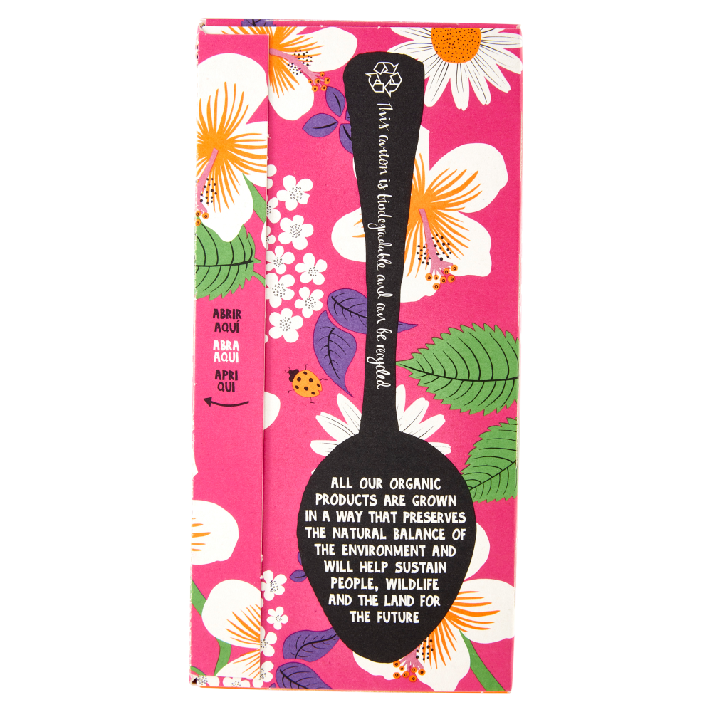 CUPPER Flower Power Infuso Bio con Fiori di Sambuco, Camomilla e Ibisco, Tisana, 20 Bustine 35 g