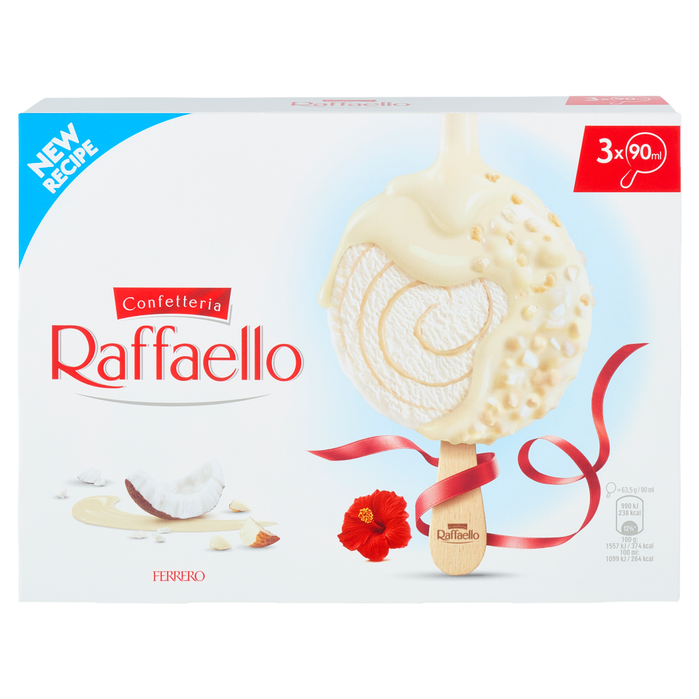Raffaello Gelato 3 x 63,5 g