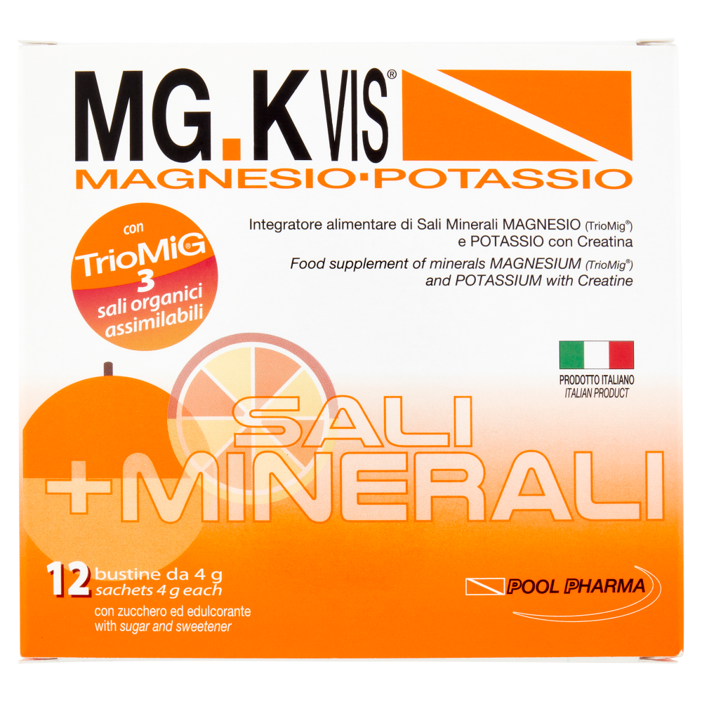MG.K Vis Magnesio-Potassio Sali + Minerali 12 x 4 g