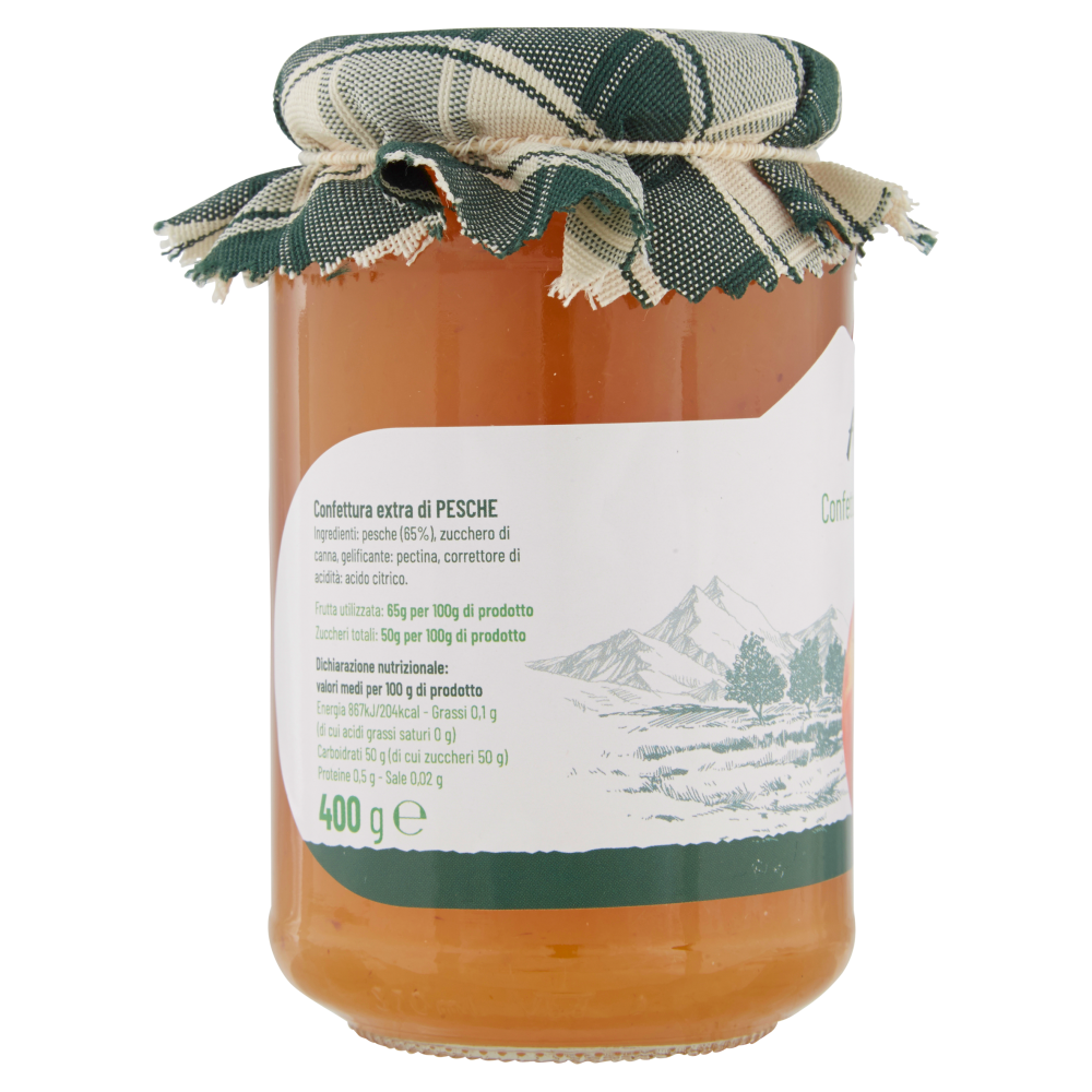 fruTTalpina Confettura Extra di Valtellina di pesche 400 g