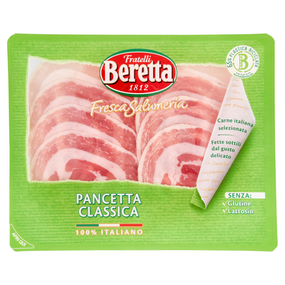 Fratelli Beretta Fresca Salumeria Pancetta Classica 100 g