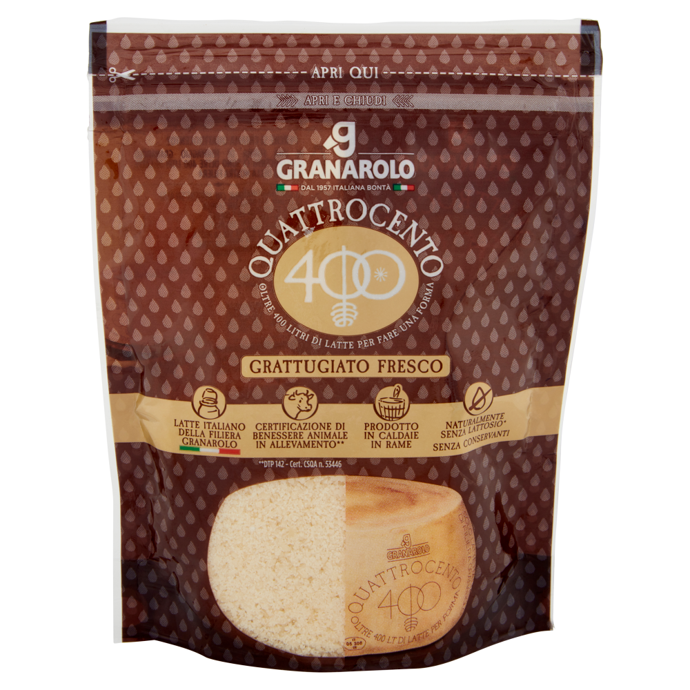 Granarolo Quattrocento Grattugiato Fresco 85 g
