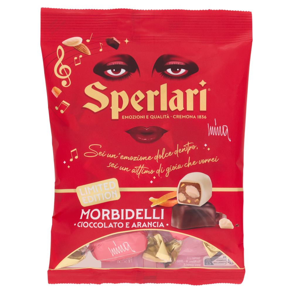Sperlari mina Limited Edition Morbidelli Cioccolato e Arancia 117 g