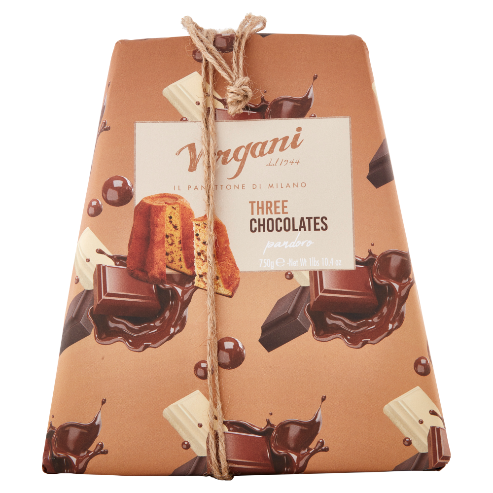 Vergani pandoro ai Tre Cioccolati 750 g