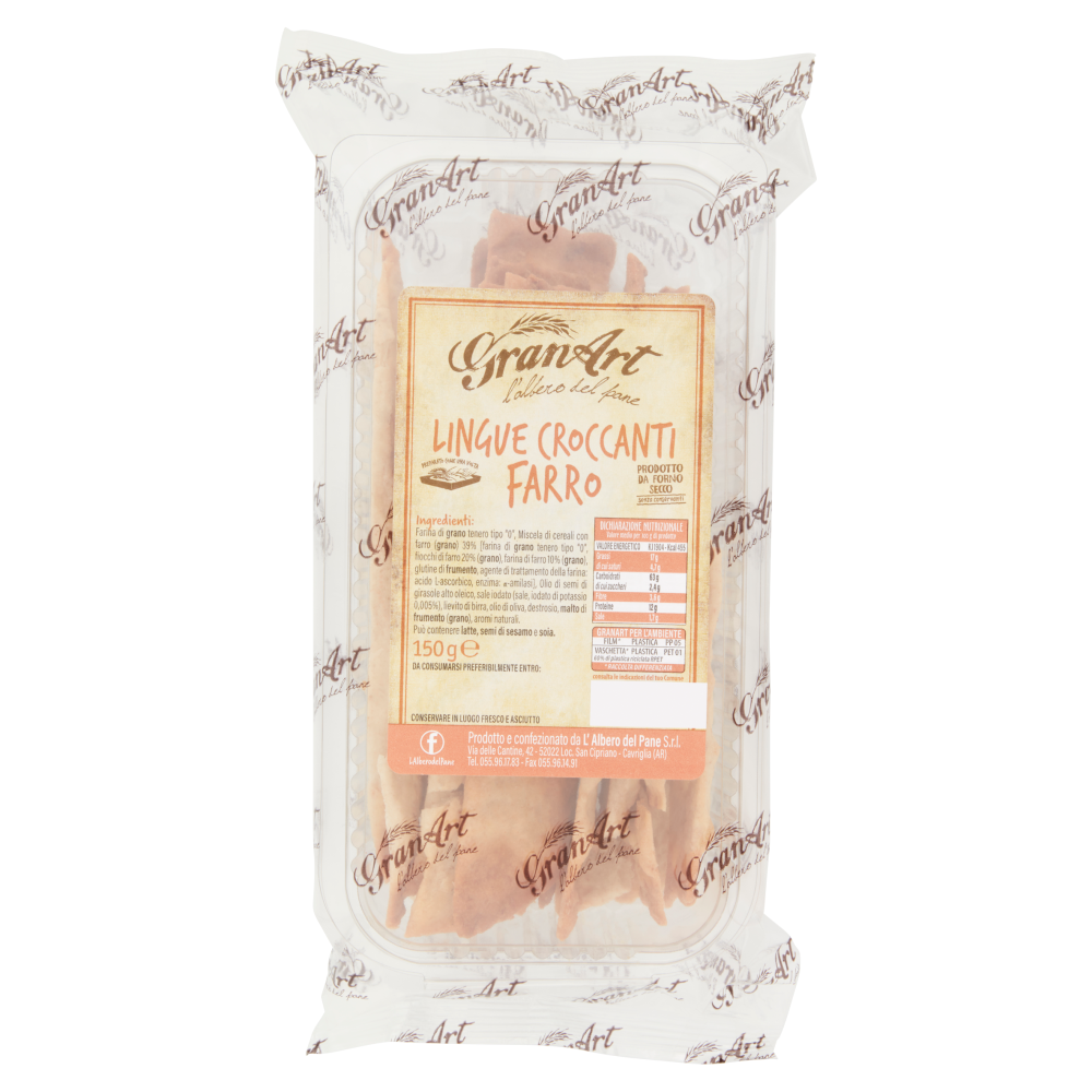 GranArt Lingue Croccanti Farro 150 g