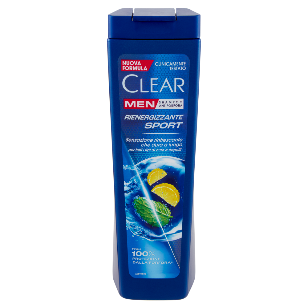 Clear Men Shampoo Antiforfora Rienergizzante Sport 225 ml