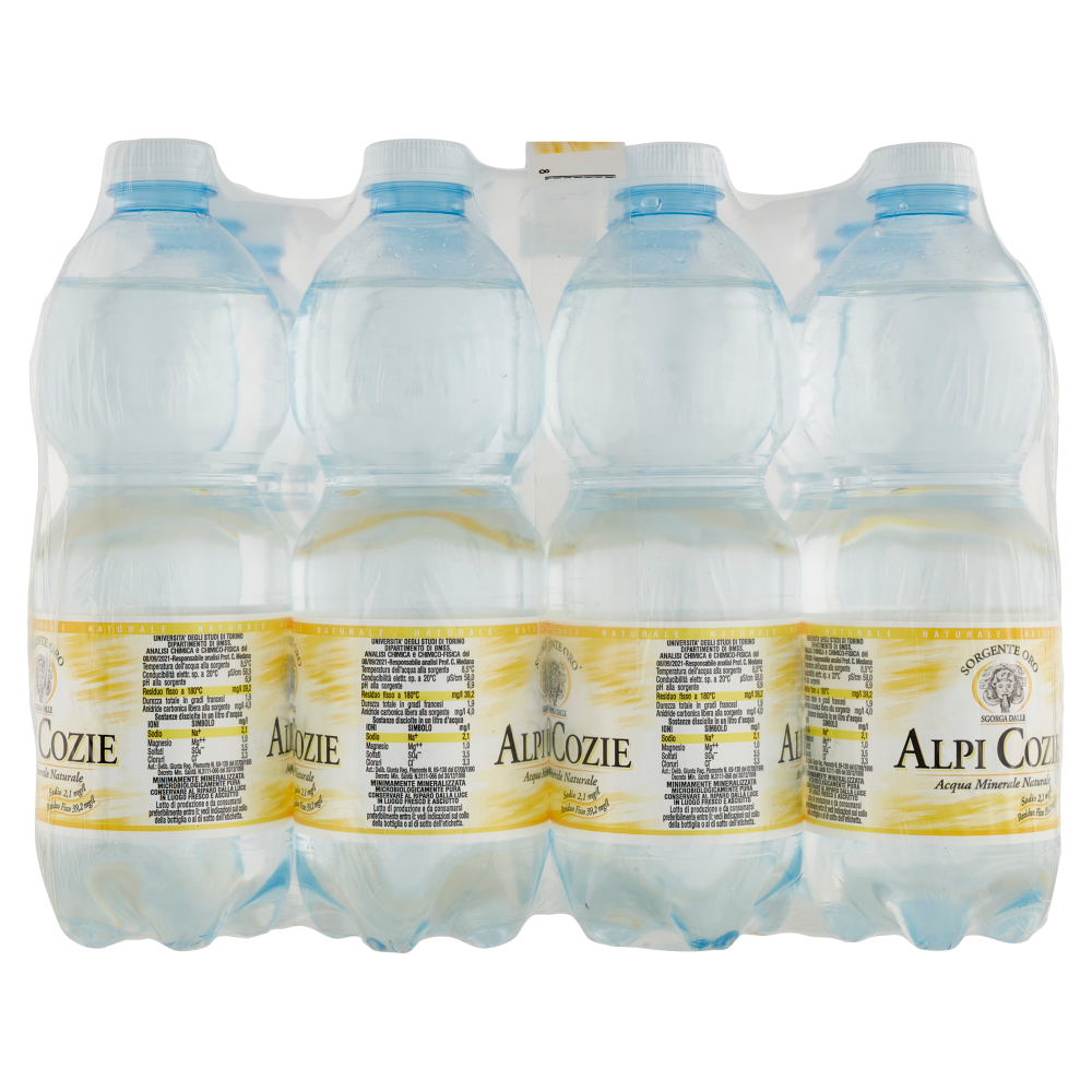 Alpi Cozie Sorgente Oro Naturale 6 x 0,5 L