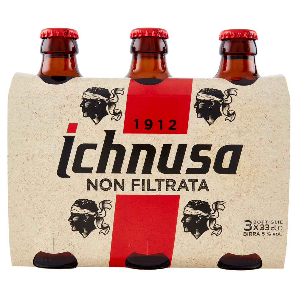 Ichnusa Non Filtrata 3 x 33 cl
