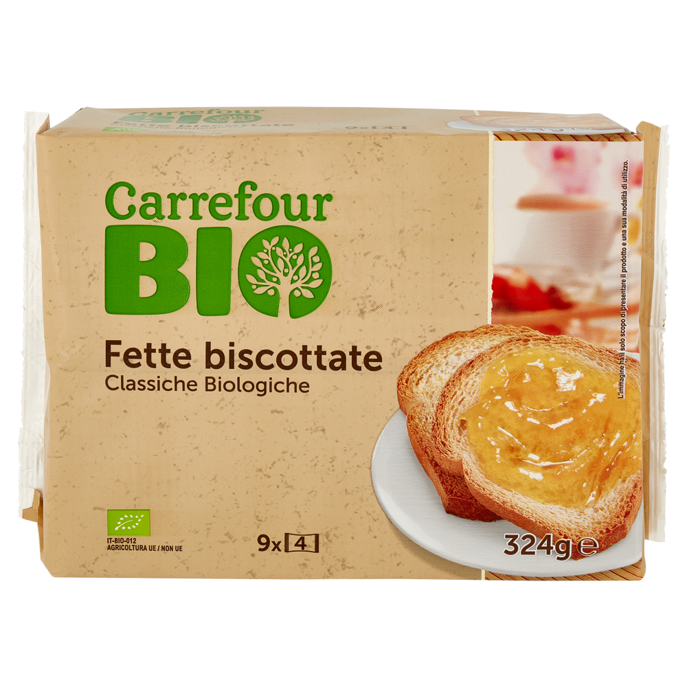 Carrefour Bio Fette biscottate Classiche Biologiche 9 x 36 g