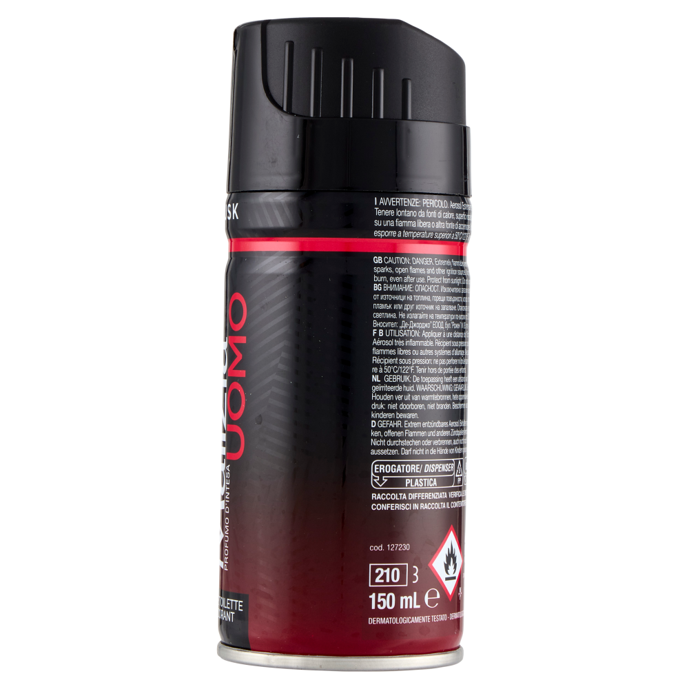 Malizia Uomo Musk Eau de Toilette Deodorant 150 mL