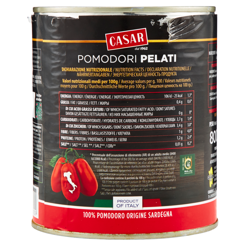 Casar Pomodori Pelati 800 g