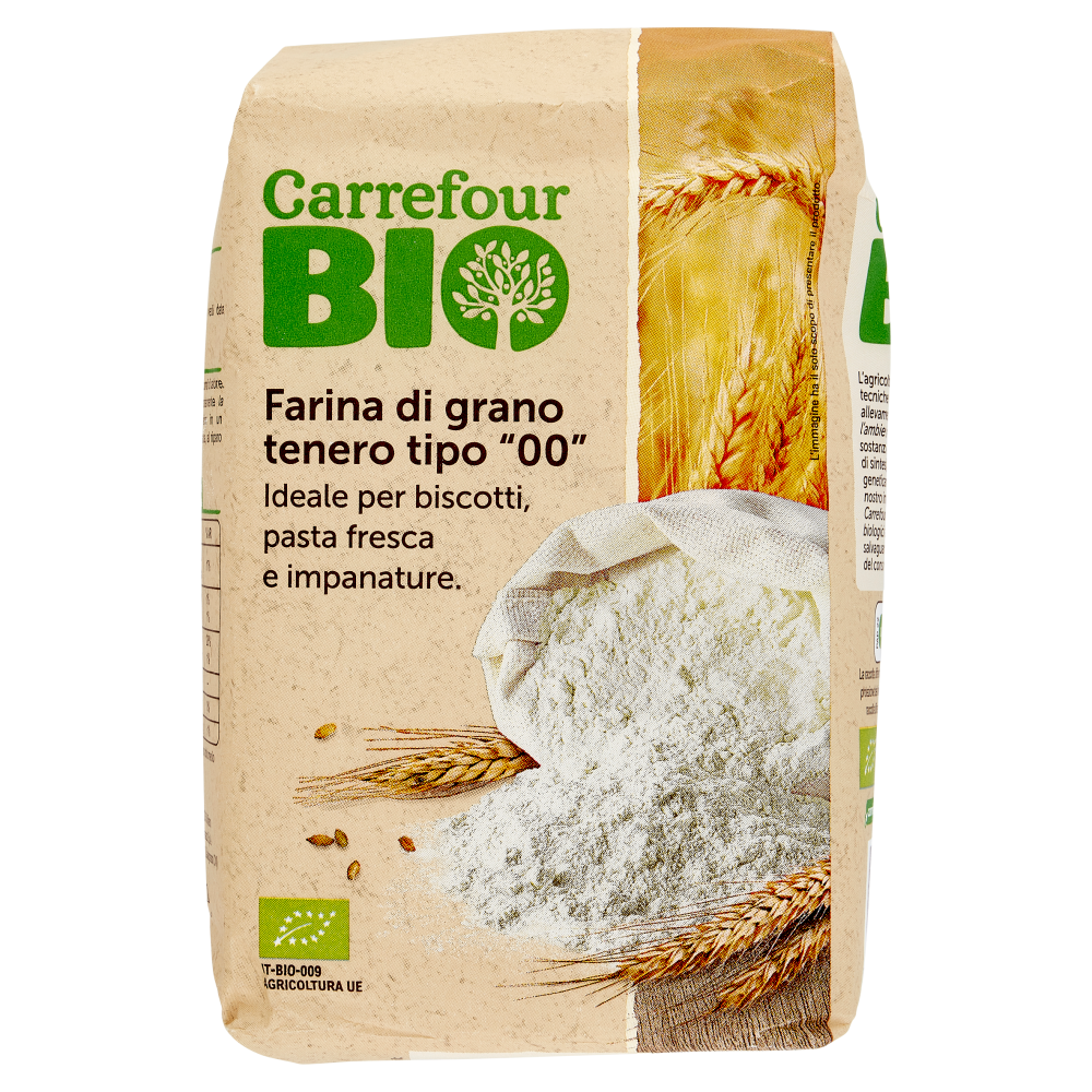 Carrefour Bio Farina di grano tenero tipo "00" 1000 g