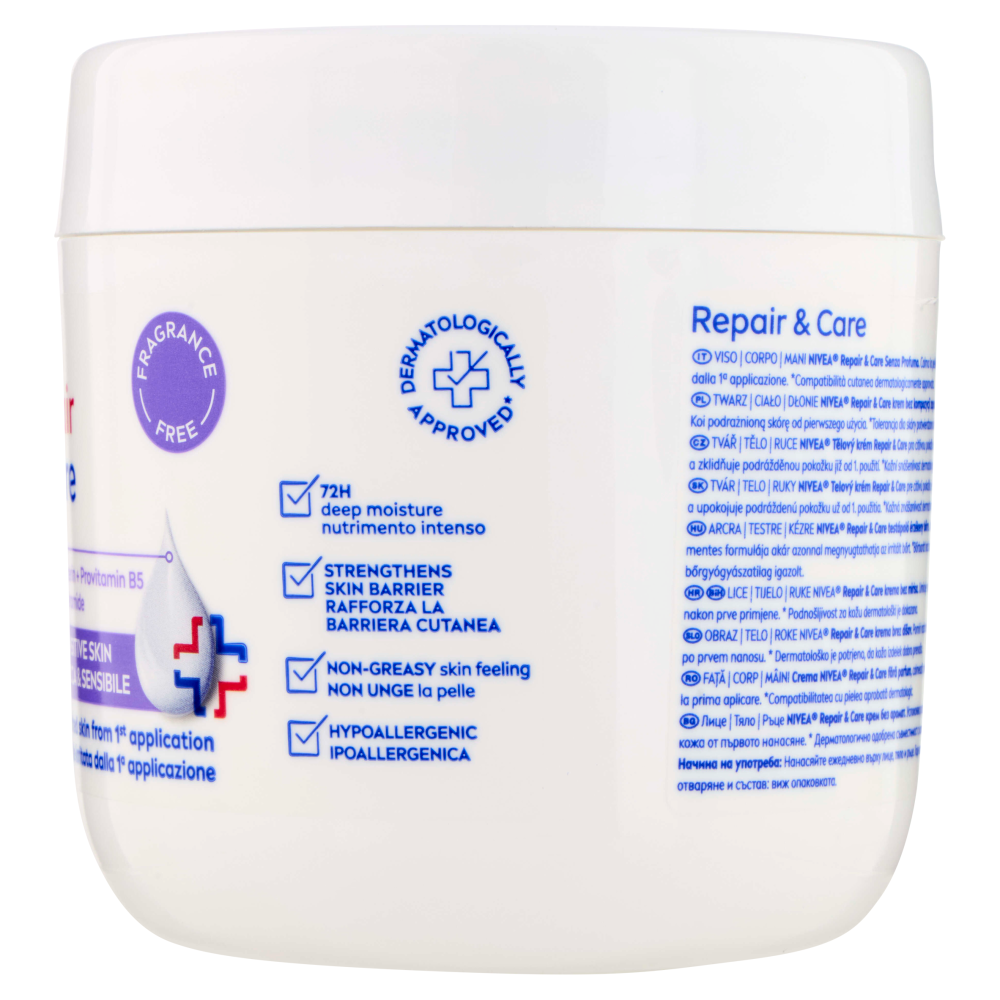 Nivea Repair & Care Pelle Secca & Sensibile 400 ml