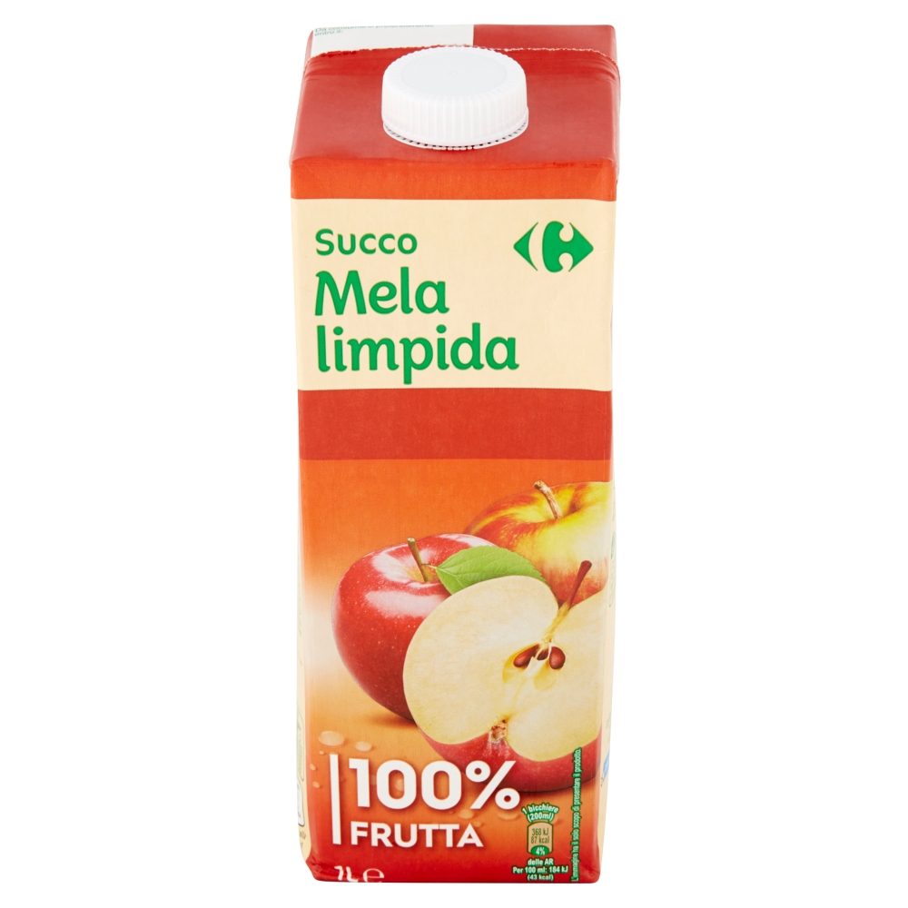 Carrefour Succo Mela limpida 1 L