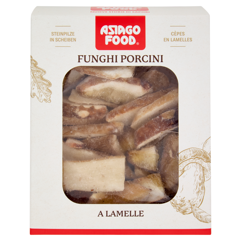 Asiago Food Funghi Porcini a Lamelle Surgelati 300 g
