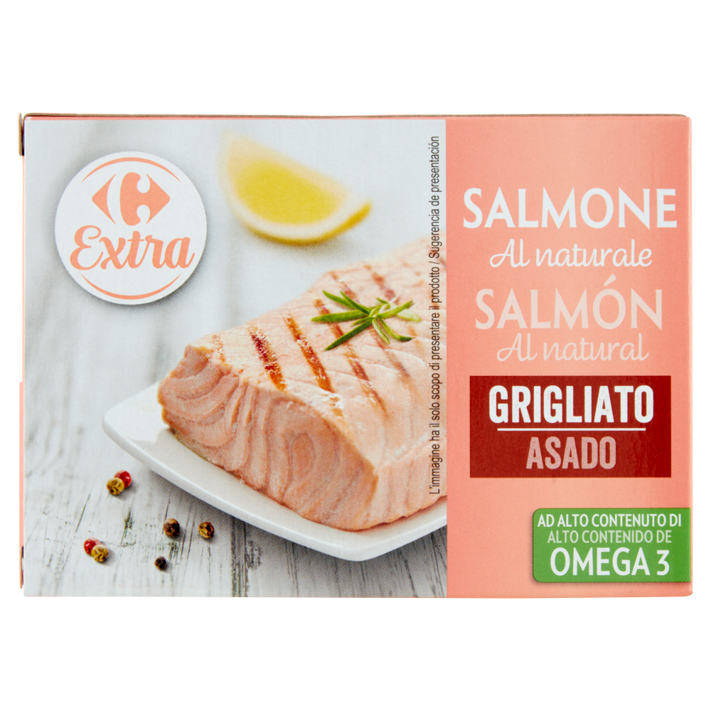 Carrefour Extra Salmone al naturale Grigliato 125 g