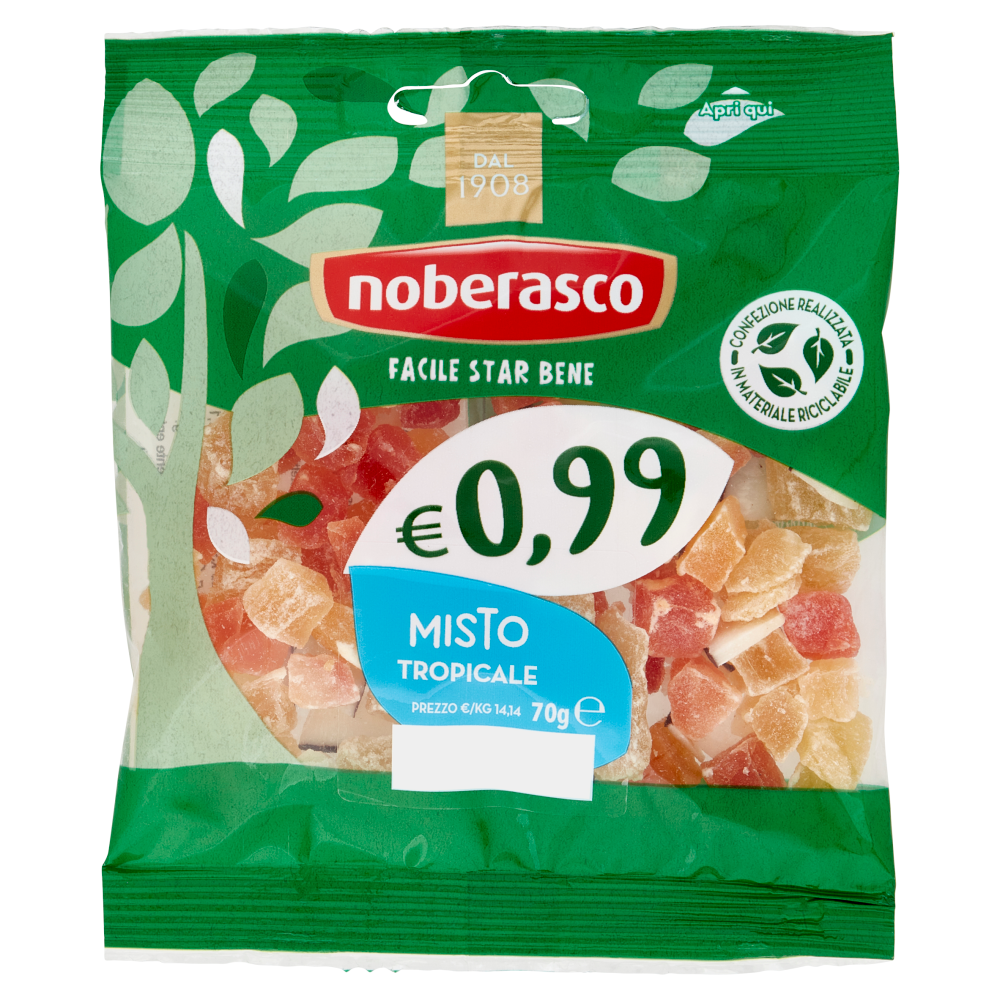 noberasco € 0,99 Misto Tropicale 70 g