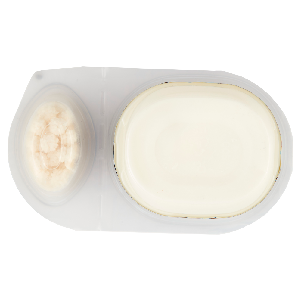 Danone Duo, Yogurt Bianco Cremoso con Croccanti Palline al Cocco, 98g