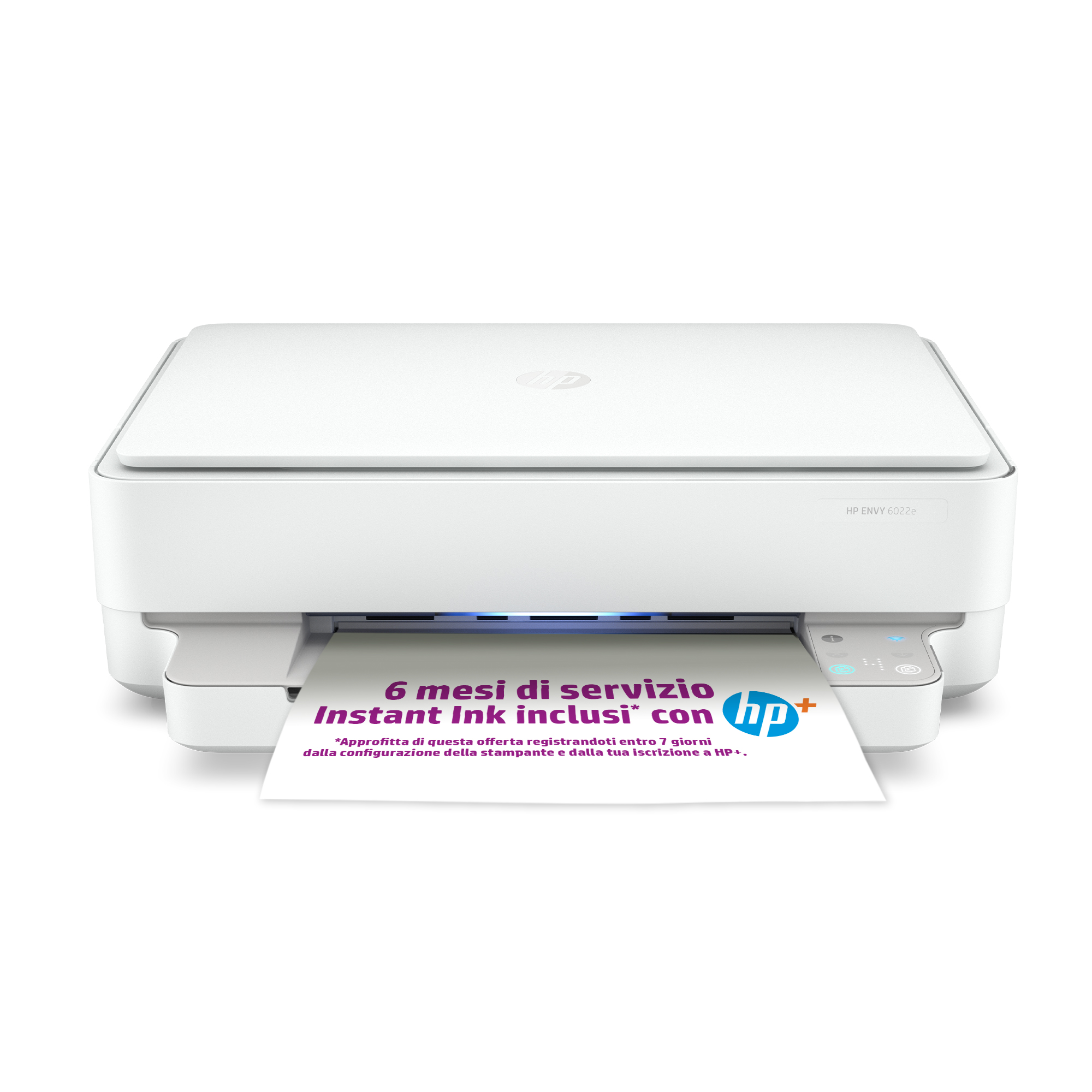 HP ENVY 6022e Wireless All-in-One Colore Stampante, Instant Ink; Fotocopiatrice, scanner