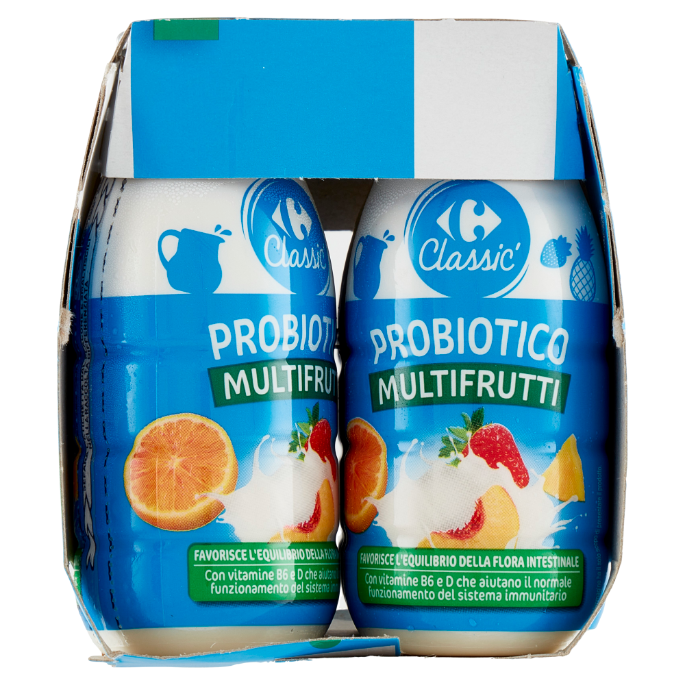 Carrefour Classic Probiotico Multifrutti 6 x 100 g