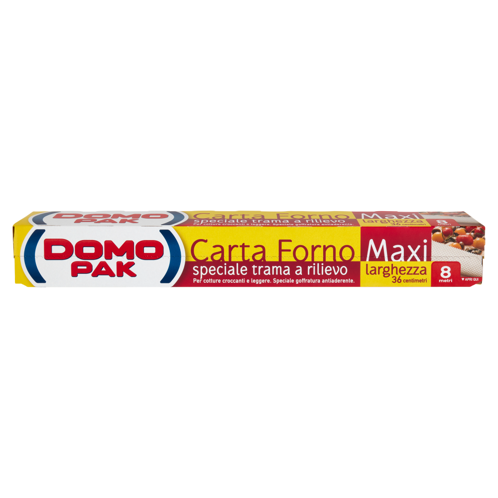 Domopak Carta Forno speciale trama a rilievo Larghezza 36 centimetri 8 metri
