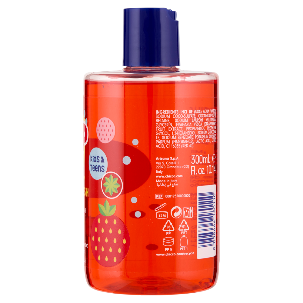 Chicco Pop Bubbly Body Wash Bagnodoccia Strawberry Candy 300 mL