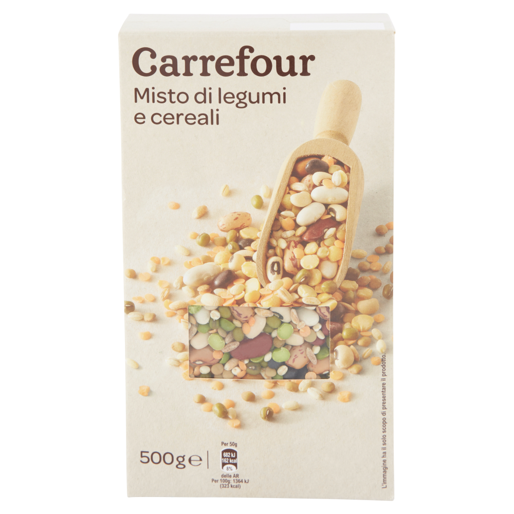 Carrefour Misto di legumi e cereali 500 g