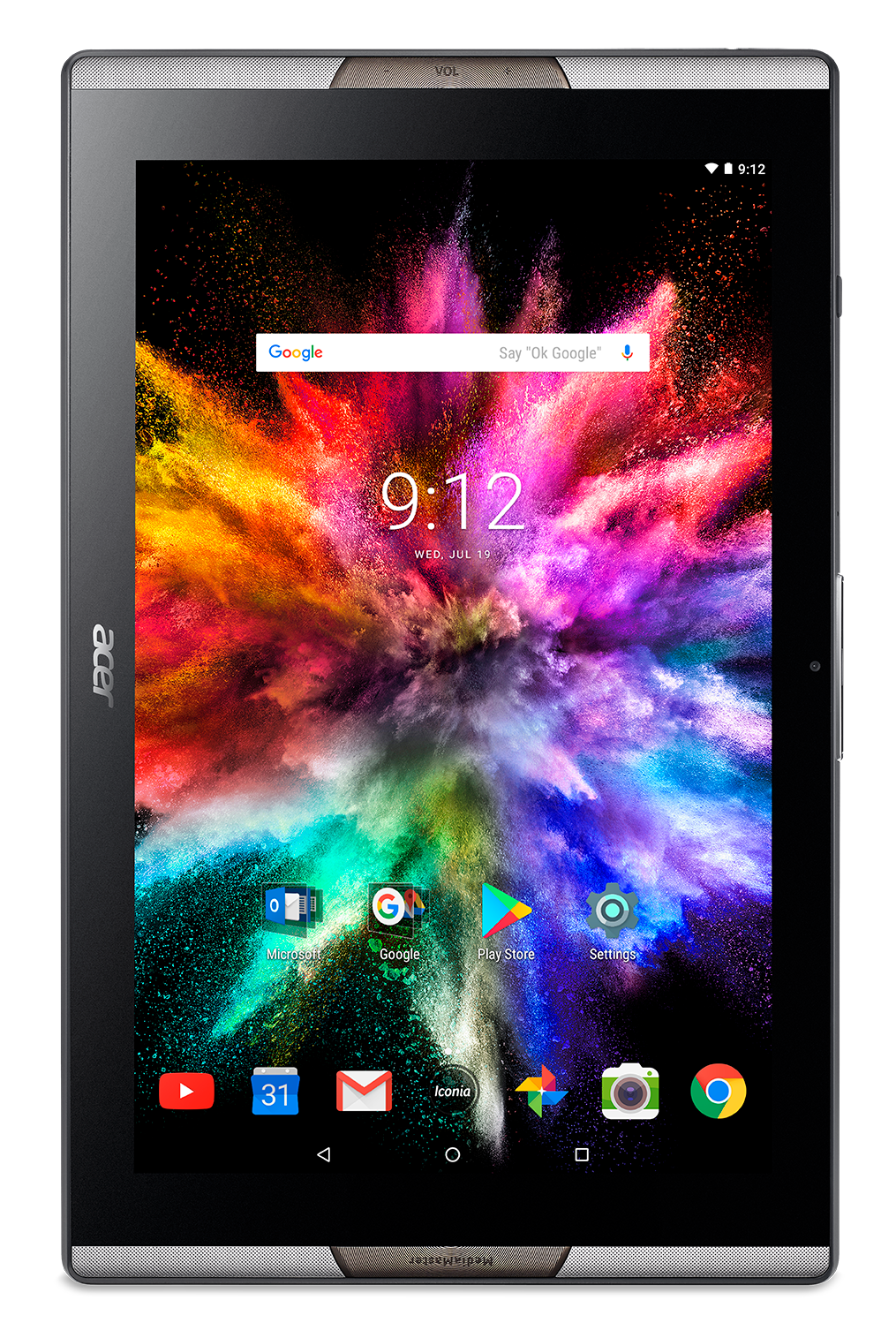 Acer Iconia A3-A50-K23Y Mediatek 64 GB 25,6 cm (10.1") 4 GB Wi-Fi 5 (802.11ac) Android 7.0 Nero