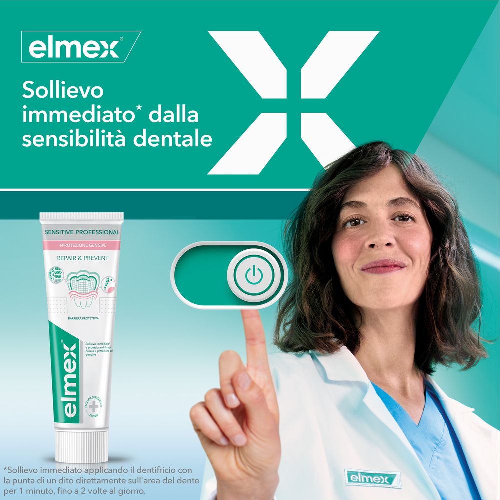 elmex dentifricio Sensitive Professional Ripara e Previene e protezione gengive 75 ml