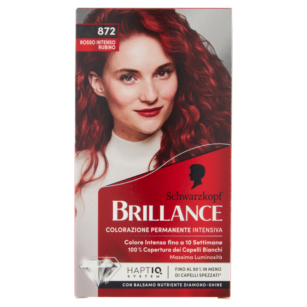 Brillance Colorazione Permanente Intensiva 872 Rosso Intenso Rubino