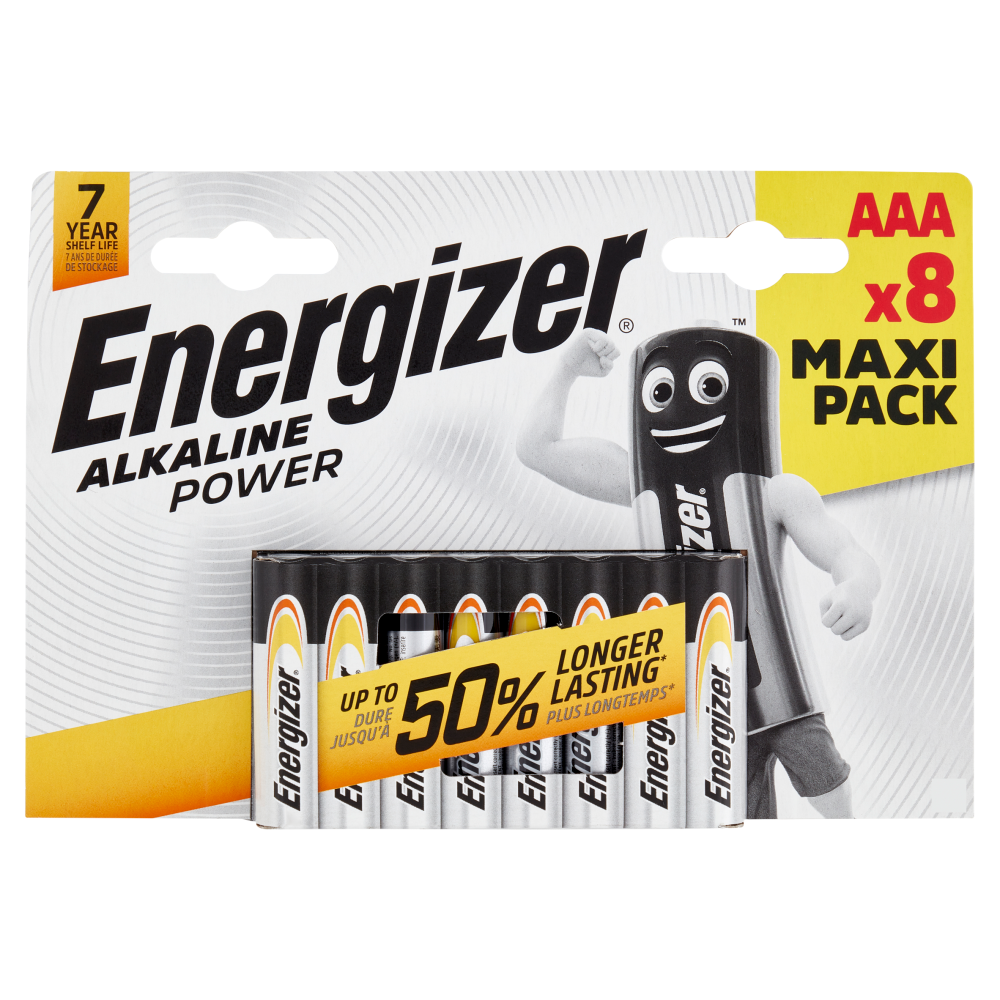 Energizer Alkaline Power AAA 8 pz