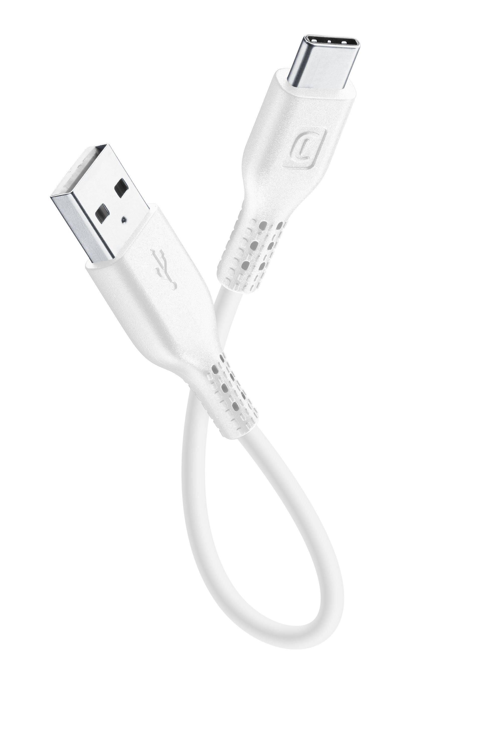 Cellularline Power Cable 15cm - USB-C Cavo USB-C per ricarica e trasferimento dati