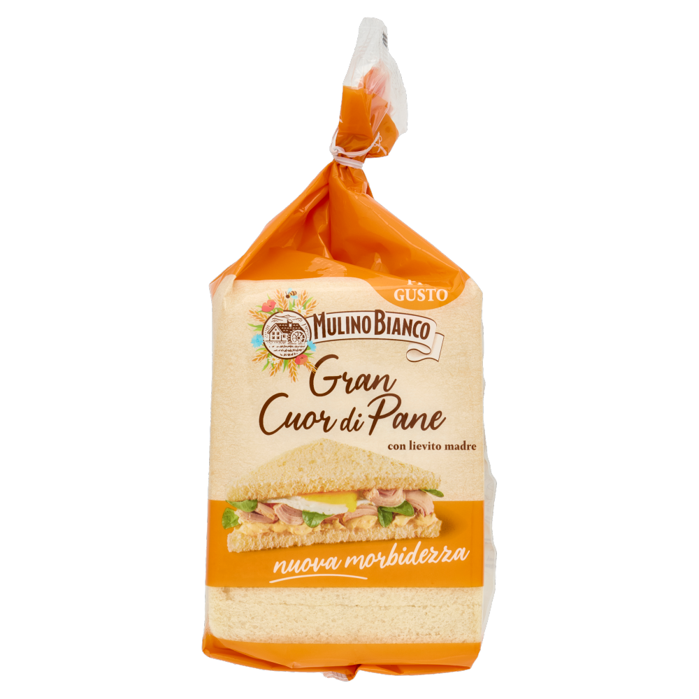 Mulino Bianco Gran Cuor di Pane Bianco Nuova Morbidezza 400g