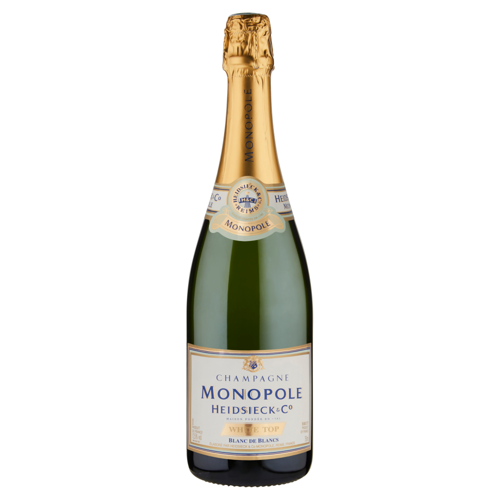 Heidsieck & Co Monopole Champagne White Top Blanc de Blancs Brut 750 ml