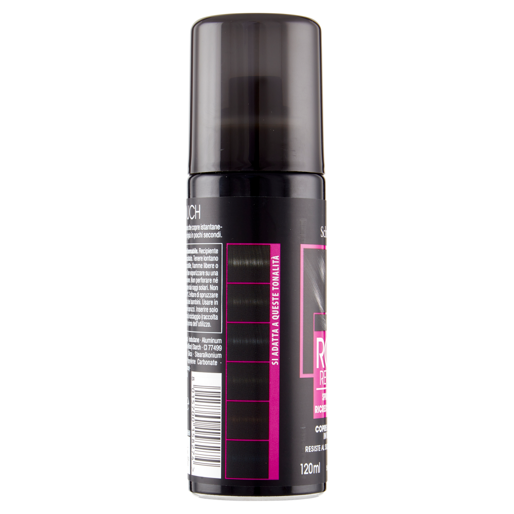 Schwarzkopf Root Retouch Spray Ritocco Ricrescita Immediato Nero 120 ml